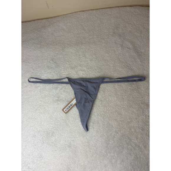 SKIMS Other - SKIMS Fits Everybody Micro Thong Slate Blue Grey PN-MIC-0439 Size 2X NWT